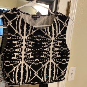 Express crop top, size small
